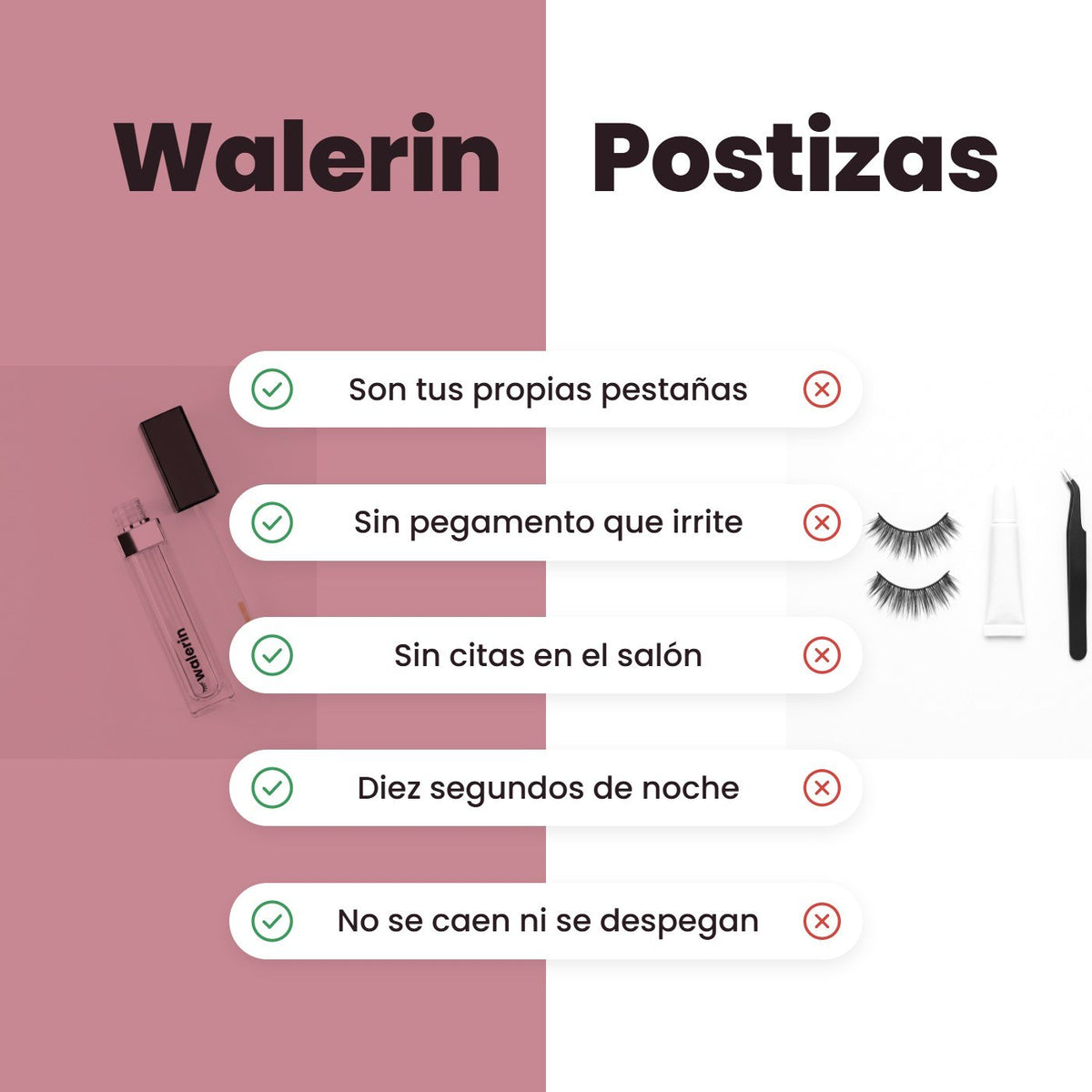 Walerin contra las extensiones